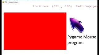 Design your own mouse using PYGAME Working with mouse Python Gaming Tutorials