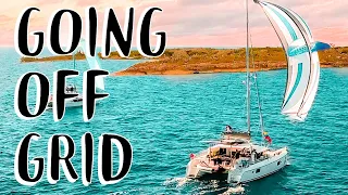 CATAMARAN SAILING UNINHABITED ISLANDS | Boat Life Full Time