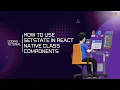How to Use setState in React Native Class Components - Coding Tutorial