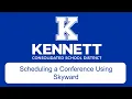Families Scheduling a Conference Using Skyward English