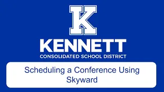 Families Scheduling a Conference Using Skyward English