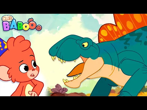 Download MP3 Parasaurolophus dino fight! Club Baboo | Dinosaurs for kids | Learn Dino Names for Kids