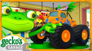 Penampilan Baru Monster Truk | Garasi Gecko | Kartun Populer Anak-Anak | Seru dan Mendidik