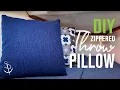 Sew your own Throw Pillows with a Zipper Opening