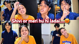 meri or shivani ji ki hui lladi…🤬🤬🤬 #vlogs #rajjufam #youtubevideo #funny #comedy 