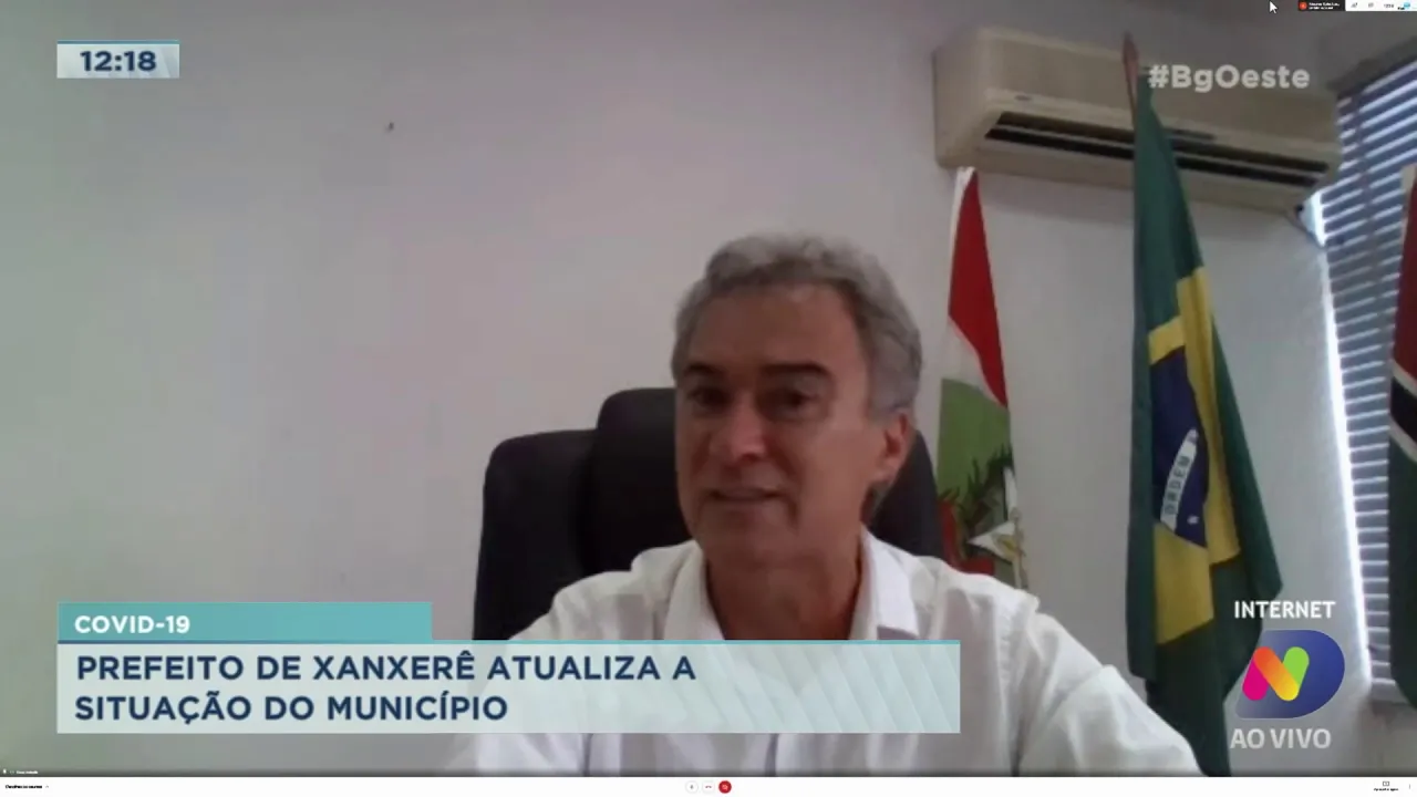 Covid-19: Desabafo do prefeito de Xanxerê em coletiva de imprensa repercute