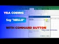 Excel VBA Coding with Command Button and Message box - Chapter