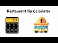 Restaurant Tip Calculator by using JavaScript