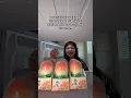 POV: SECRETLY EATING $1000 viral peach ice cream #mukbang #shorts #viral