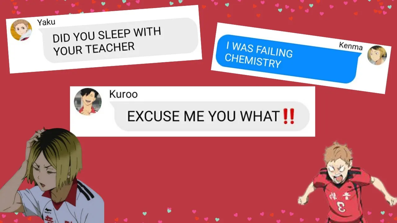 [Haikyuu Lyric Prank] Apple Bottom Jeans with Kenma and Yaku (Nekoma GC) [Haikyuu Texts]