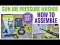 SUN JOE Pressure Washer HOW TO ASSEMBLE Review