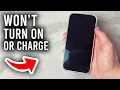 iPhone Won t Turn On Won t Charge Black Screen - Fixed