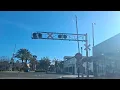 DRIVING THROUGH DOWNTOWN CLEARWATER FL ON A SUNNY DAY