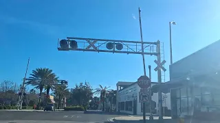 DRIVING THROUGH DOWNTOWN CLEARWATER FL ON A SUNNY DAY