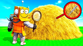 НАЙДИ ИГЛУ в СТОГЕ СЕНА! ЧЕЛЛЕНЖ РОБЛОКС