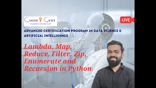 Lambda Map Reduce Filter Zip Enumerate and Recursion in Python