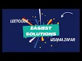 Two Easiest Solutions 434 Number of Segments in a String 58 Length of Last Word