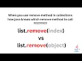 Java Collections How List remove Chooses Between Object and Index Explained in Tamil
