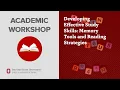 Academic Workshop Study Skills 2021