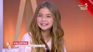 Download Valentina, la gagnante de l’Eurovision Junior 2020 ! - C à Vous - 30/11/2020 MP3