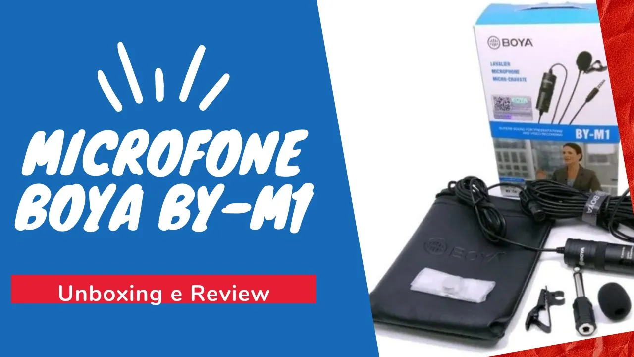 Microfone BOYA BY M1 | Unboxing e Análise
