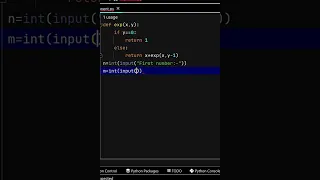 Exponentiation Using Recursion in Python