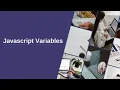 JavaScript Variables Javascript Tutorial