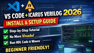 Verilog Setup for PC and Laptop VS Code Icarus Verilog GTKwave Installation