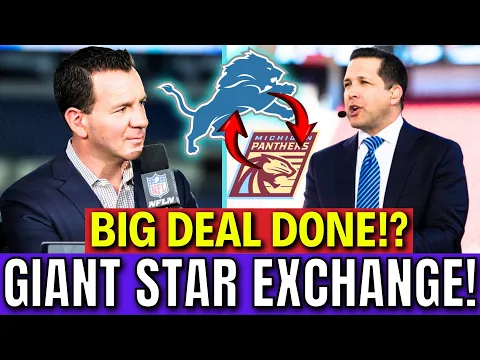 Download MP3 LIONS CONFIRM TRADE WITH RIVAL! NOBODY EXPECTED THIS! SURPRISED NFL! DETROIT LIONS NEWS