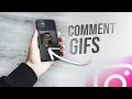 How to Comments Gifs on Instagram explained