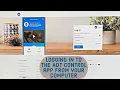 HOW-TO Login to The ADT control app from your computer
