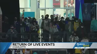 Surreal moment Crowds return as Spectrum Center hosts 8 major events in 9 days