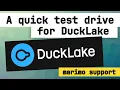 Giving DuckLake a first spin