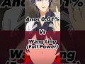 Lagu Anos 0.01% Vs Wang ling Full Power #shorts