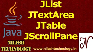 Java JList JTextArea JTable JScrollPane