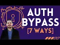 How to Bypass Authentication Multiple Ways