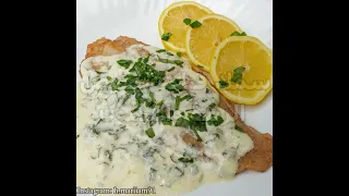 سمك فيليه بصوص الزبدة والليمون                                     دندنها