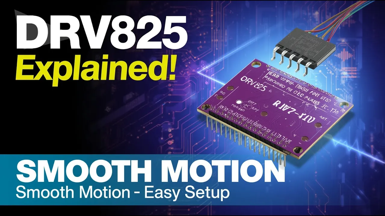 DRV8825 Stepper Motor Driver Explained | Pinout, Wiring & CNC Applications