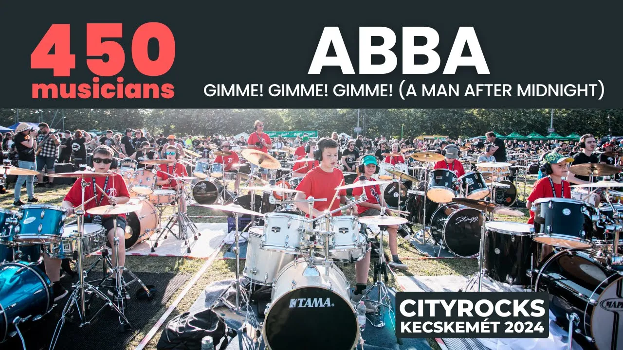 ABBA - Gimme! Gimme! Gimme! (A Man After Midnight) 450 musicians rock flashmob @CITYROCKS rock cover ABBA - Gimme! Gimme! Gimme! (A Man After Midnight) 450 musicians rock flashmob @CITYROCKS rock cover