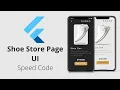 Flutter Store App Page UI Concept Speed Code