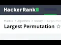 Tugas Largest Permutation HackerRank