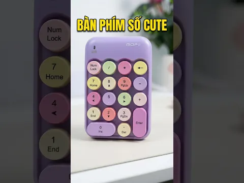 Góc làm việc "chữa lành" với bàn phím số Mofii X910 | Review thật tâm