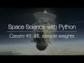 Space Science with Python - Cassini ML Sample Weights
