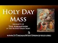 Holy Day Mass Saturday August 15 2026