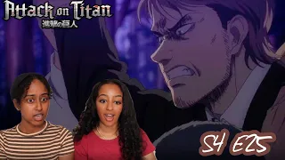 Night of the End | Attack On Titan (Shingeki no Kyojin) Season 4 Part 2 Episode 25 | Reaction