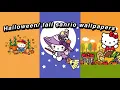 Halloween autumn Sanrio and hello kitty wallpapers