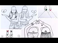4 dibujos muy faciles con los mejores amigas Tutoriales de dibujo a lapiz paso a paso