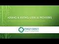 Adding Users and Providers