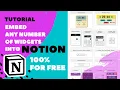 Notion Tutorial How to embed any number of widgets HTML snippets into Notion 100 for free