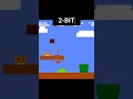 Super Mario Bros 1-BIT vs 2-BIT vs 4-BIT vs 8-BIT vs 16-BIT vs